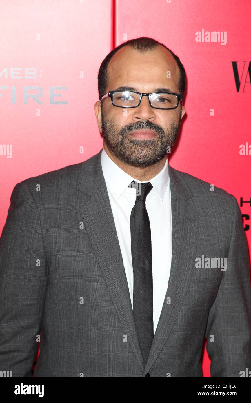 Lionsgate presente il NY speciale proiezione della fame giochi incendio a AMC Lincoln Square Theatre dotato di: Jeffrey Wright dove: NYC, New York, Stati Uniti quando: 21 Nov 2013 Foto Stock