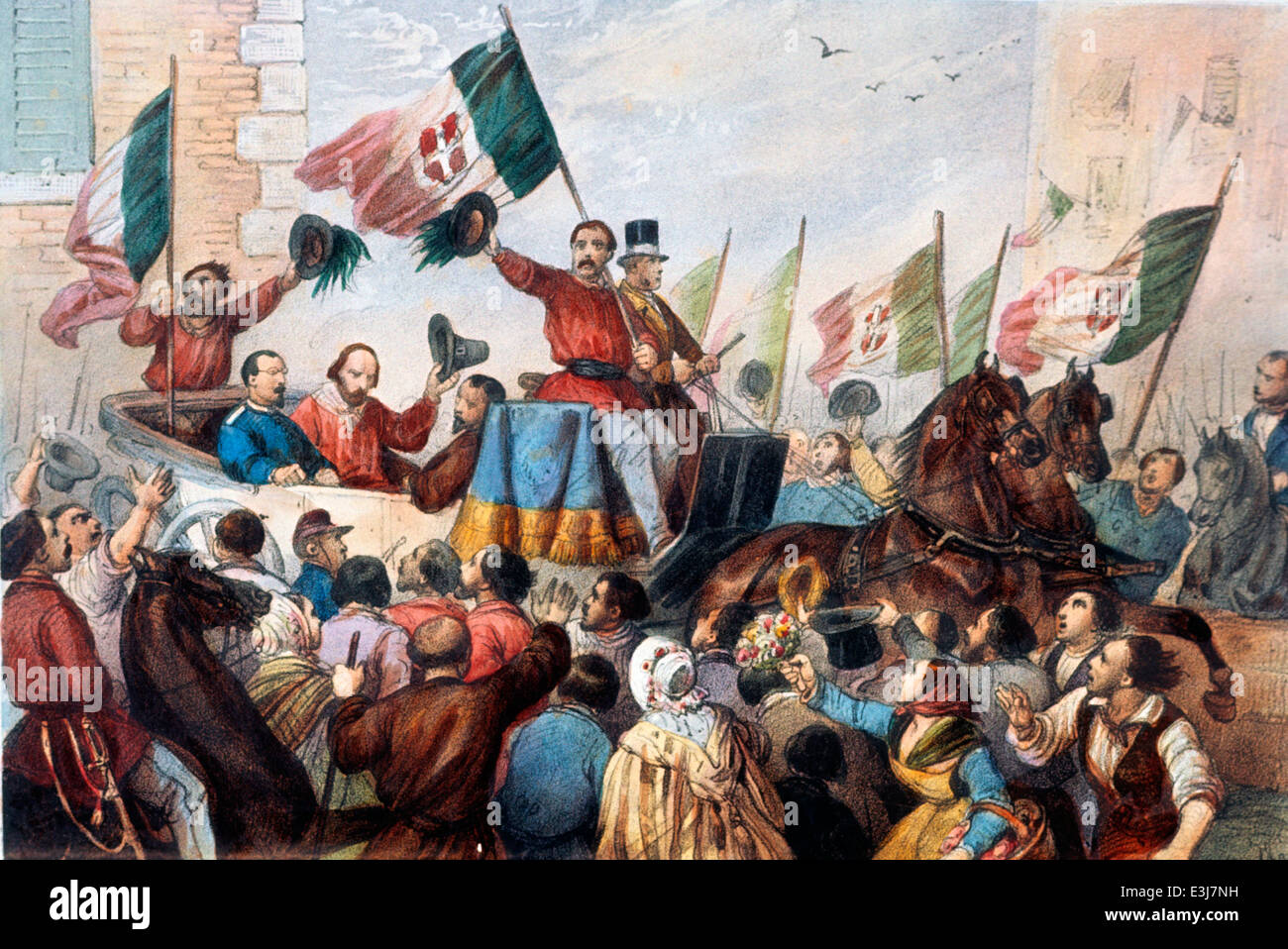 Giuseppe Garibaldi Foto Stock