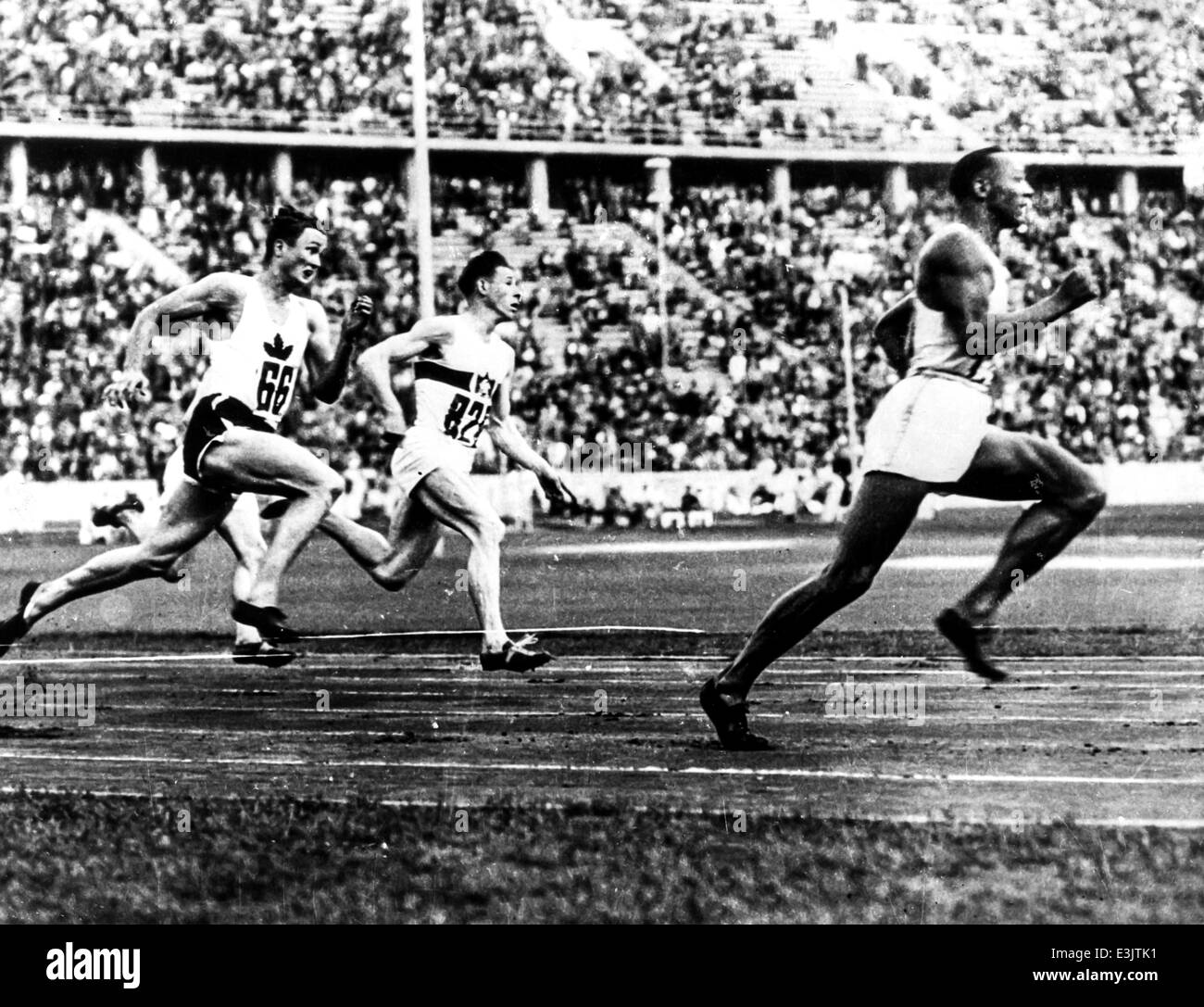 Jesse Owens,XI olimpic games,Berlino,1936 Foto Stock