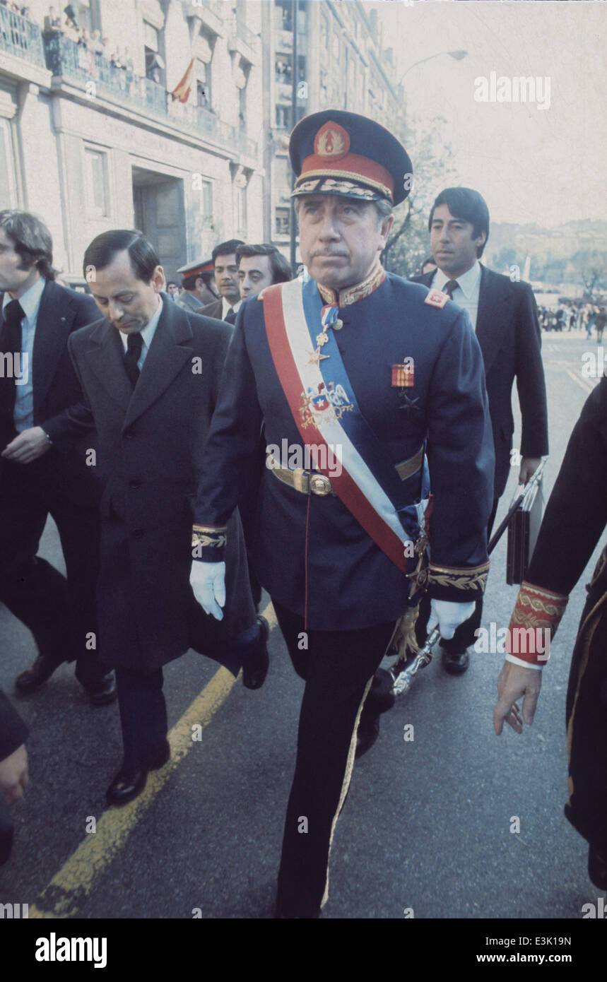 Augusto Pinochet Foto Stock
