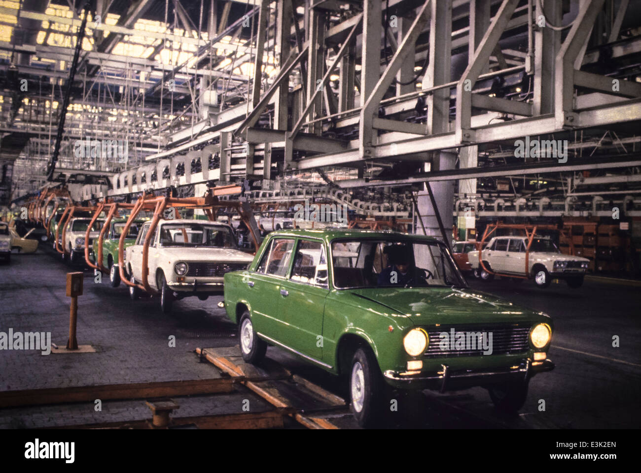 Urss,togliatti,vaz industria automobilistica,1983 Foto Stock