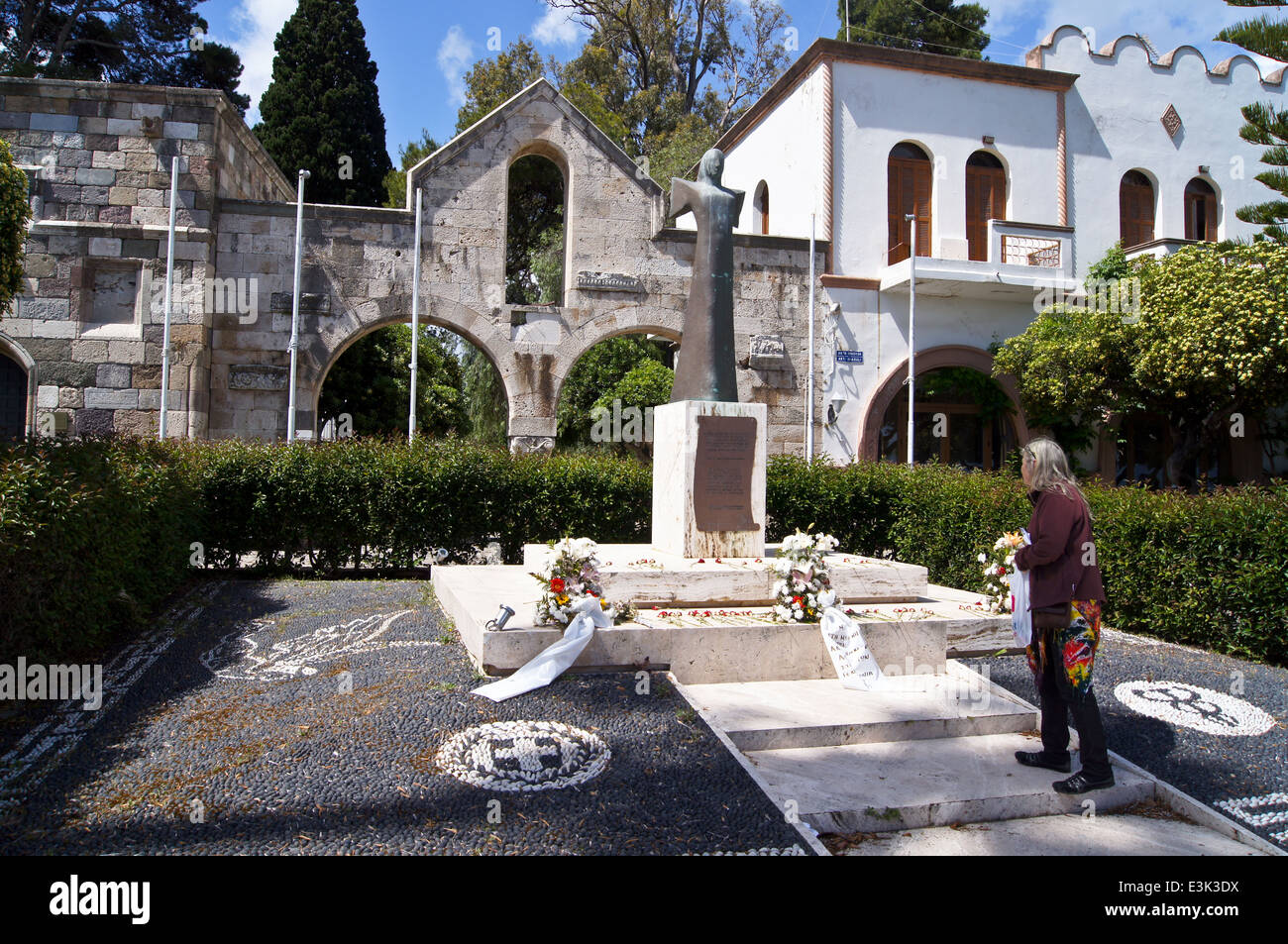 Il genocidio armeno memorial, la città di Kos, Kos, Grecia Foto Stock