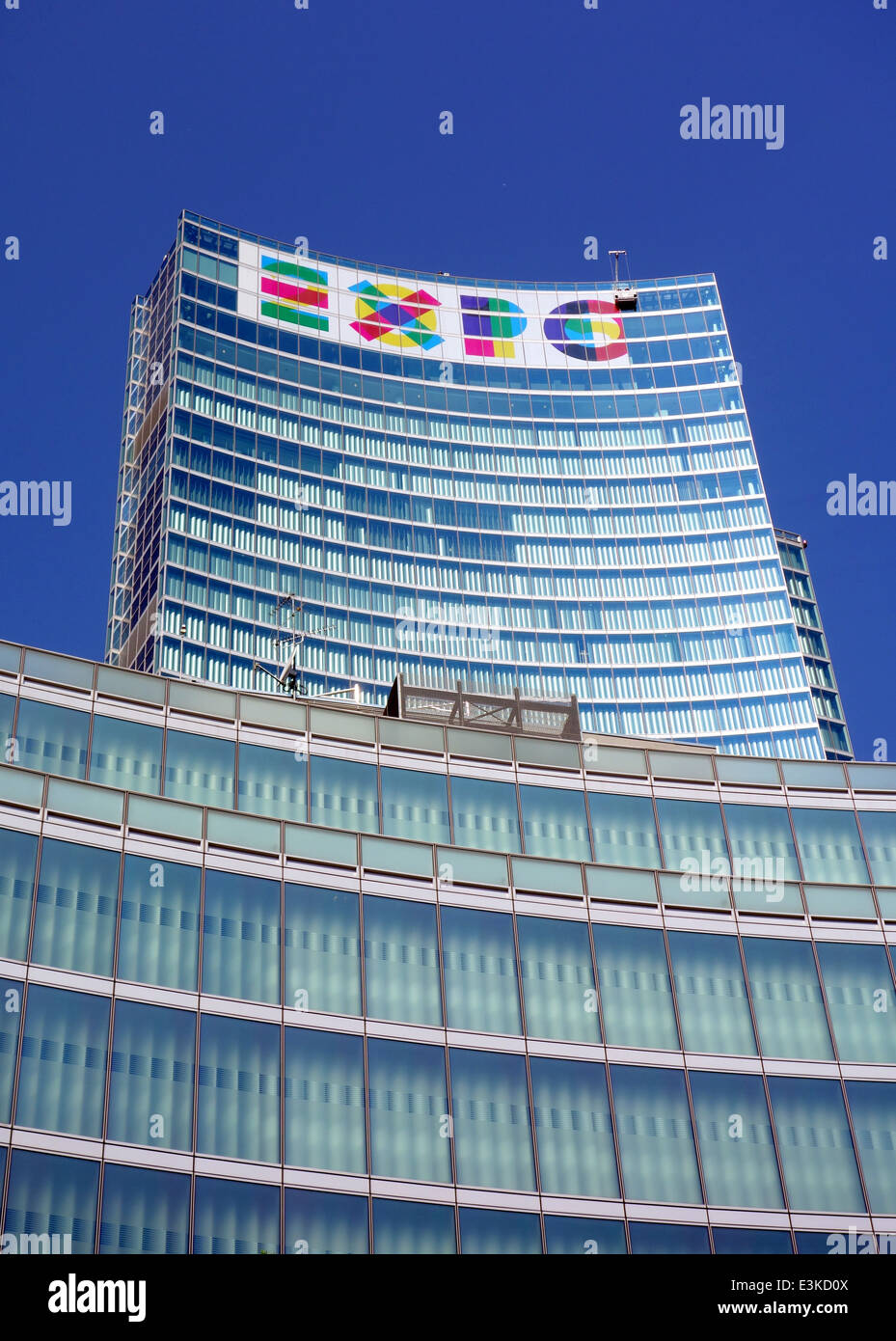 Palazzo Lombardia ("Lombardia edificio") è un complesso di edifici in Milano, Italia, compreso un 39-storey, 161.3 m (529 ft) di altezza Foto Stock