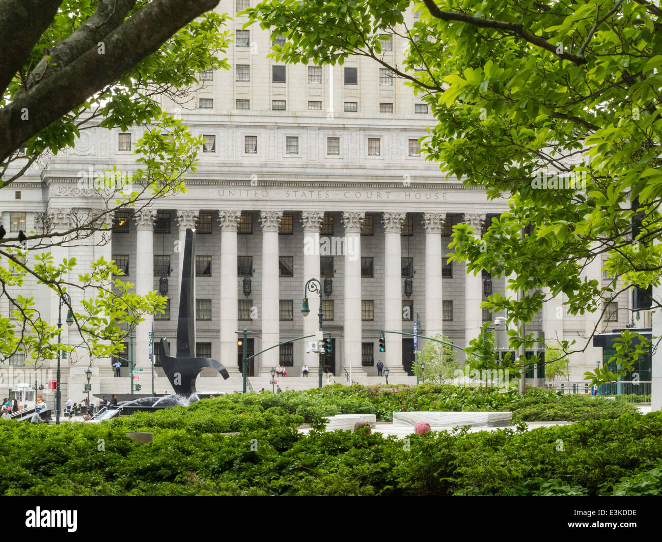 Thurgood Marshall Courthouse, NYC, STATI UNITI D'AMERICA Foto Stock