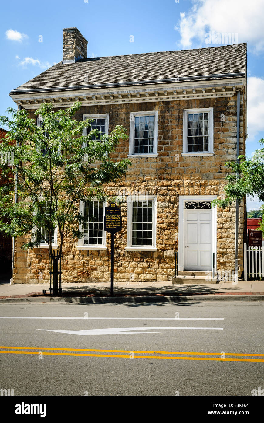 Il David Bradford House, 175 South Main Street, Washington e in Pennsylvania Foto Stock