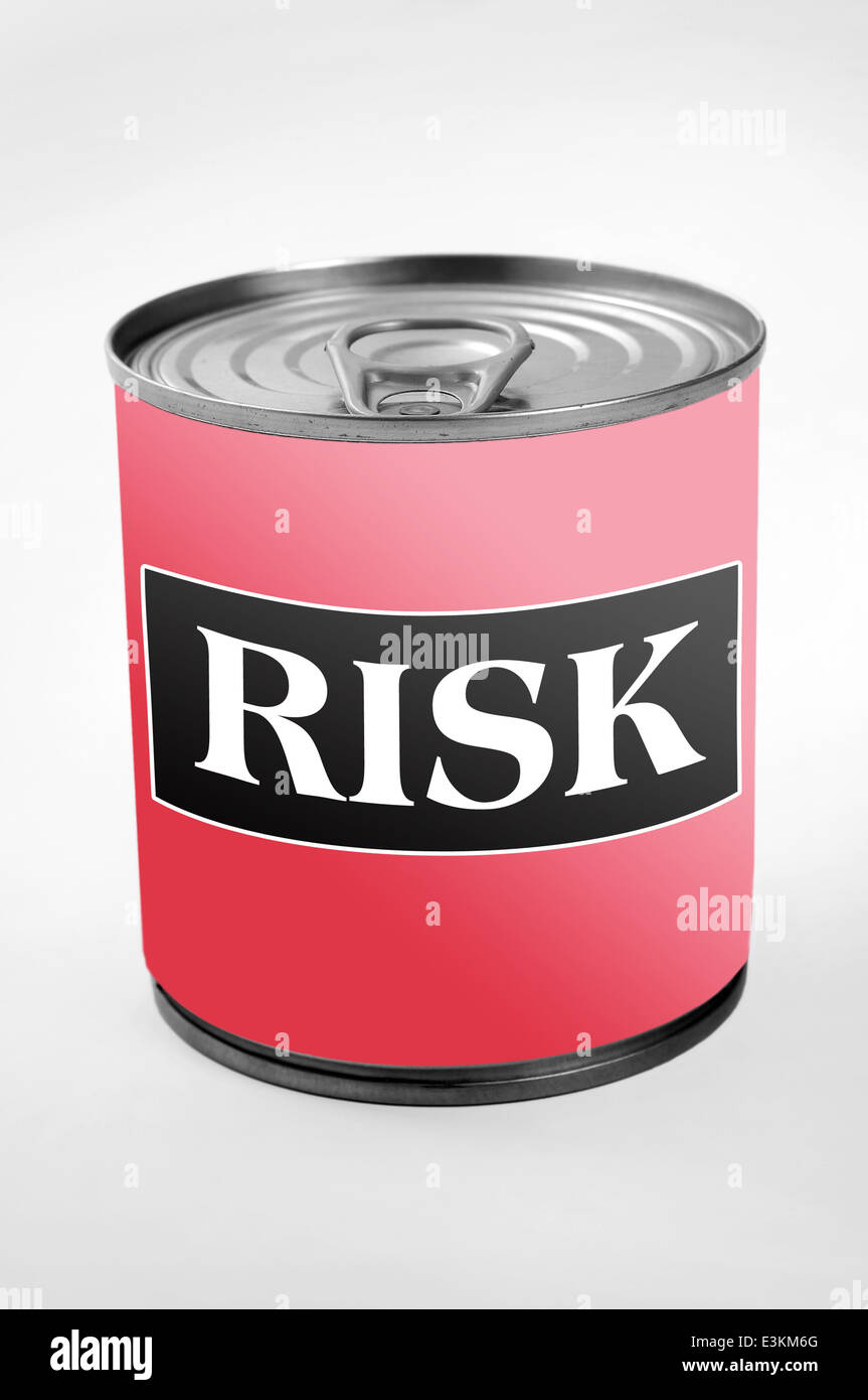Parola rischio sul possibile etichettare Foto Stock