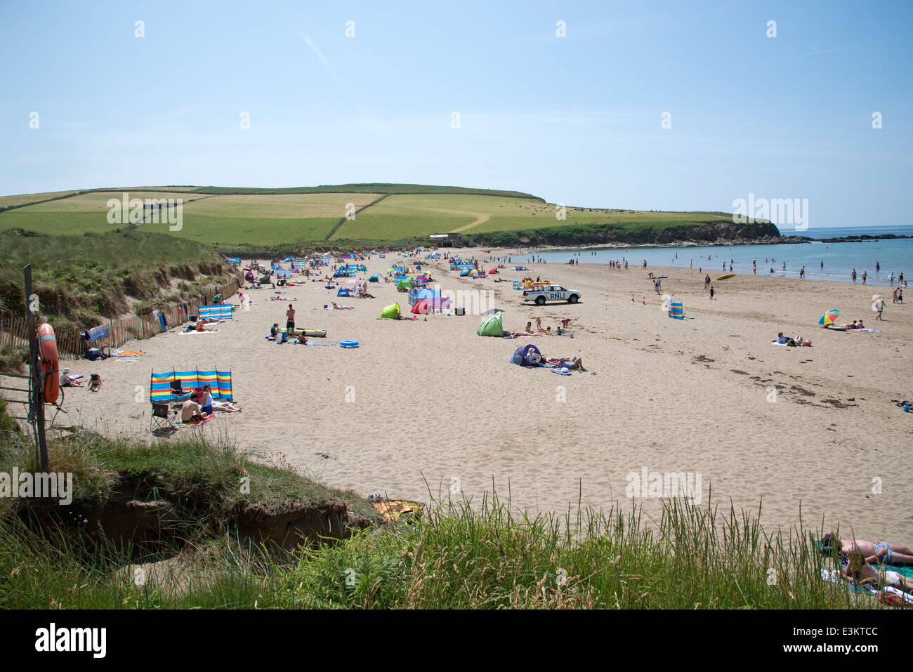 Bantham Beach South Devon England Regno Unito per la vendita nel 2014 Foto Stock