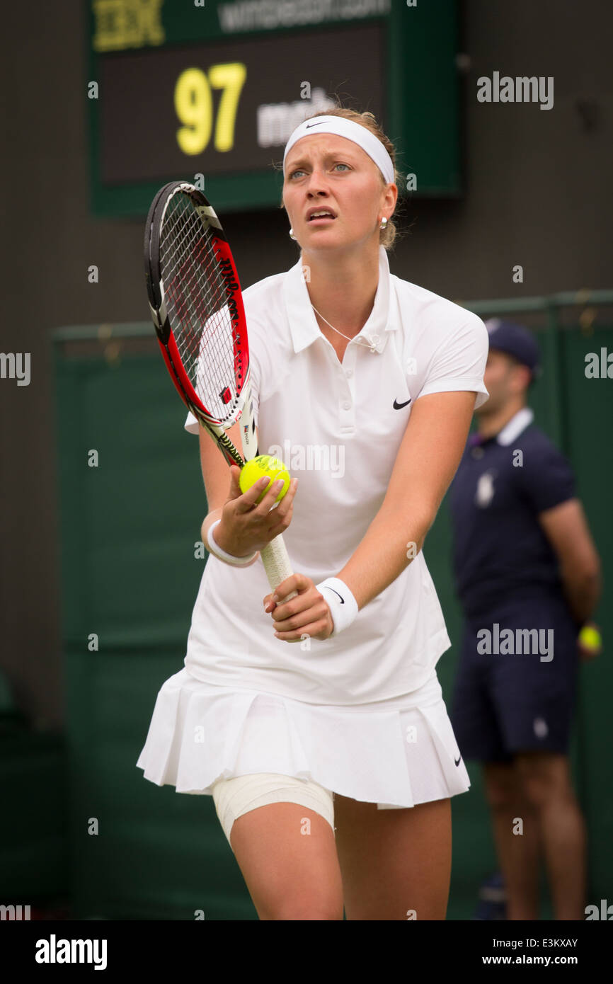 Petra Kvitova Foto Stock