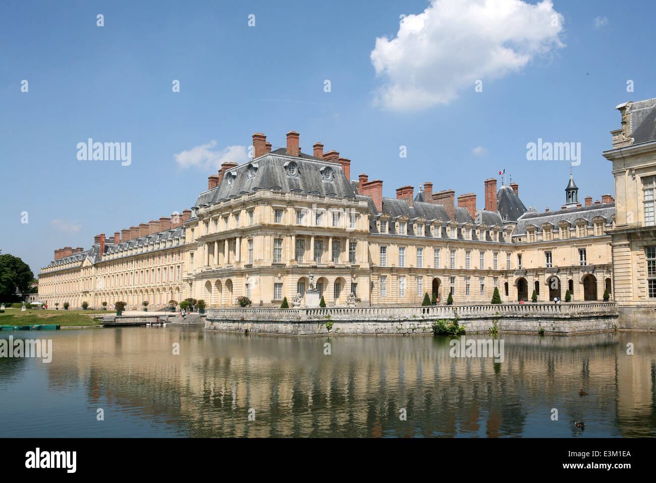 Chateau de Fontainebleau Foto Stock