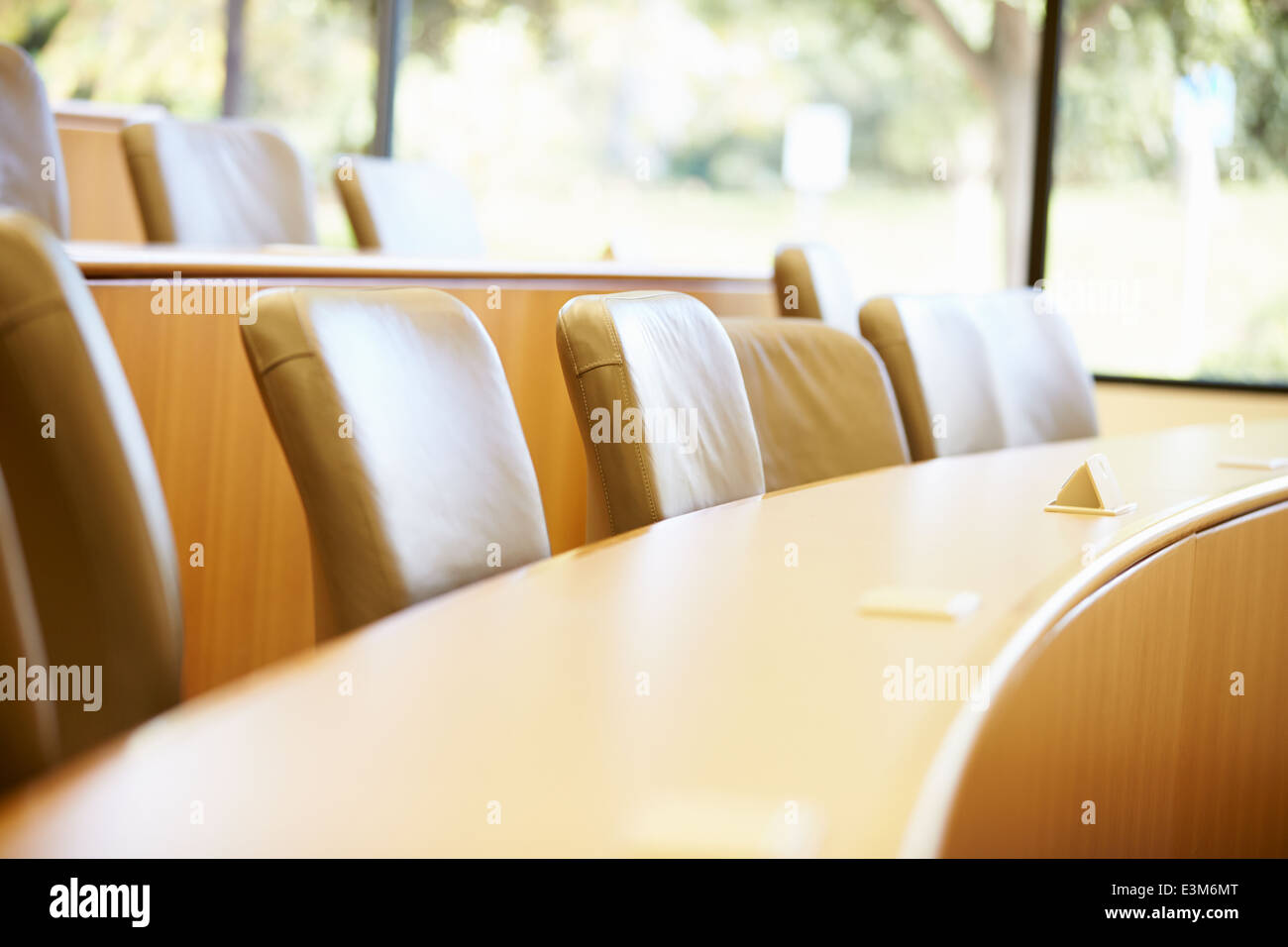 I posti vuoti in University Lecture Theatre Foto Stock