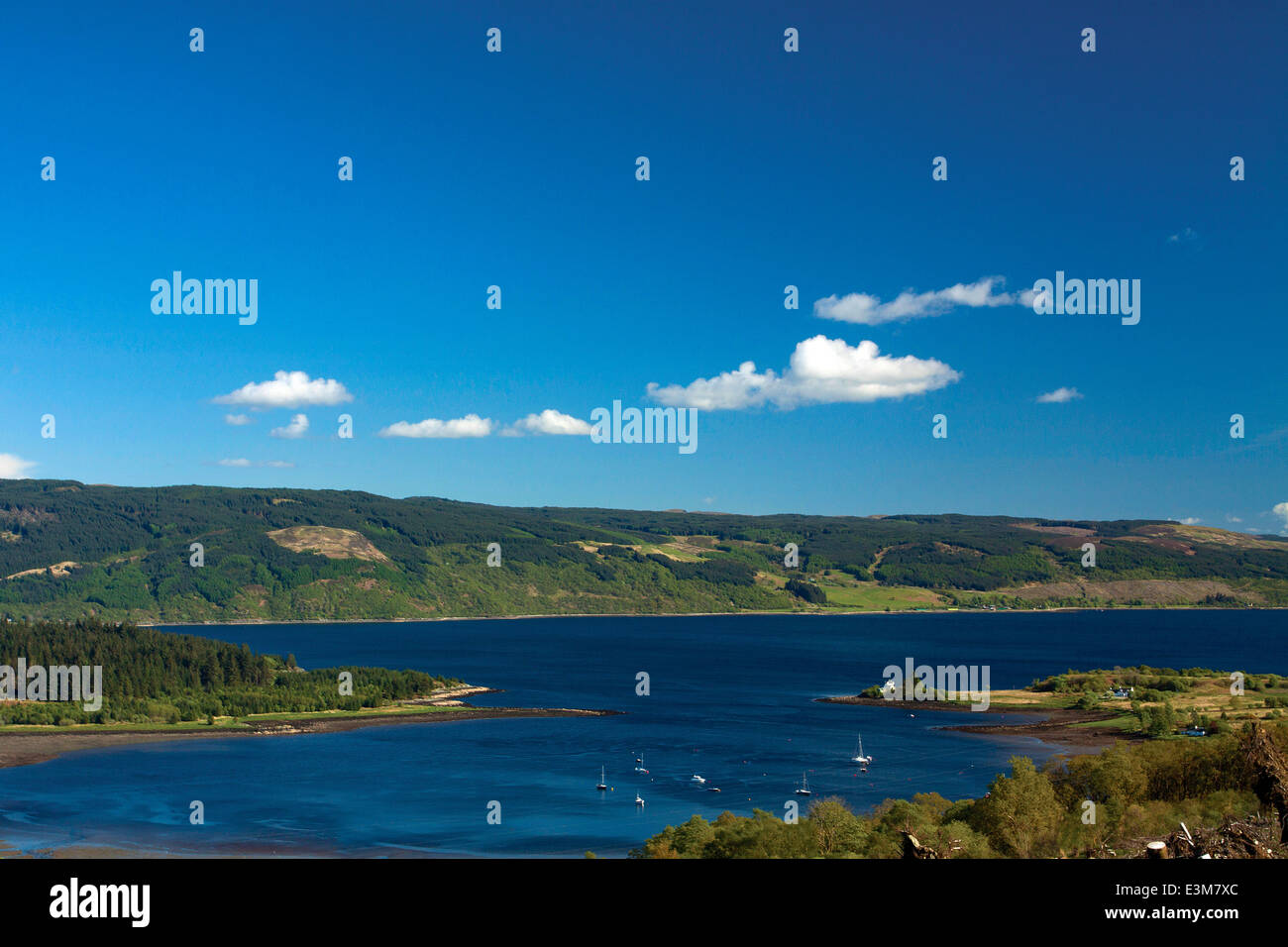 Loch Gair e Loch Fyne, Argyll & Bute Foto Stock