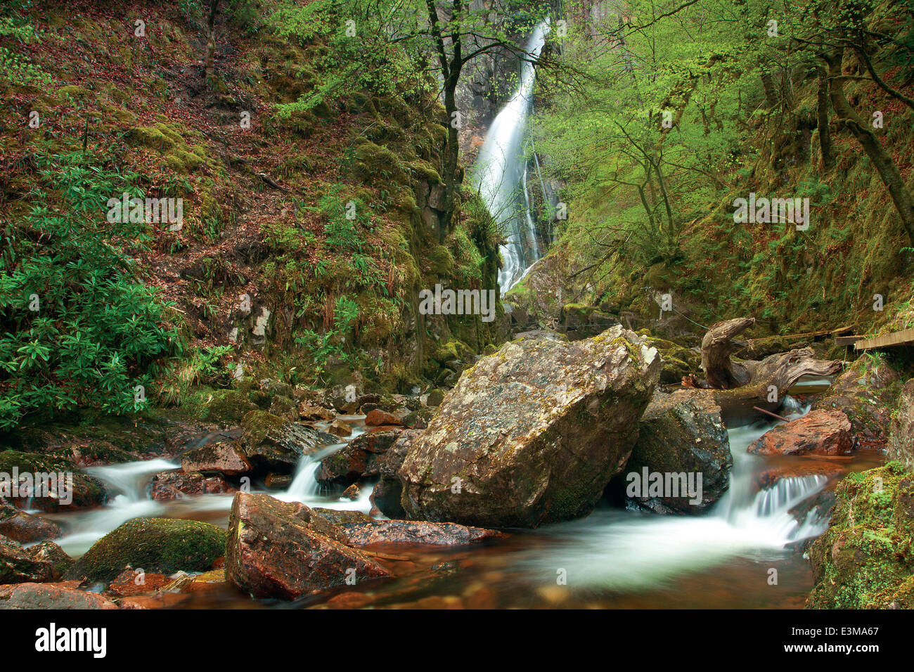 Grigio Mare di coda, a Kinlochleven, Lochaber Foto Stock