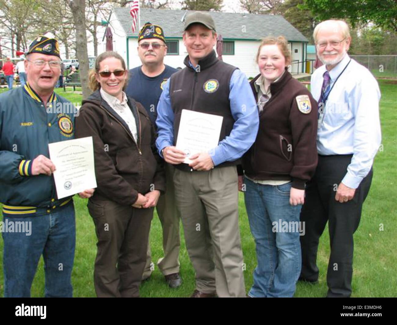 Il 21° Torneo annuale, ospitato dall'American Legion, Fish and Wildlife Service (FWS), e dal Tomah va, celebra l'impegno della comunità in attività all'aperto e supporta i veterani attraverso eventi ricreativi. Foto Stock