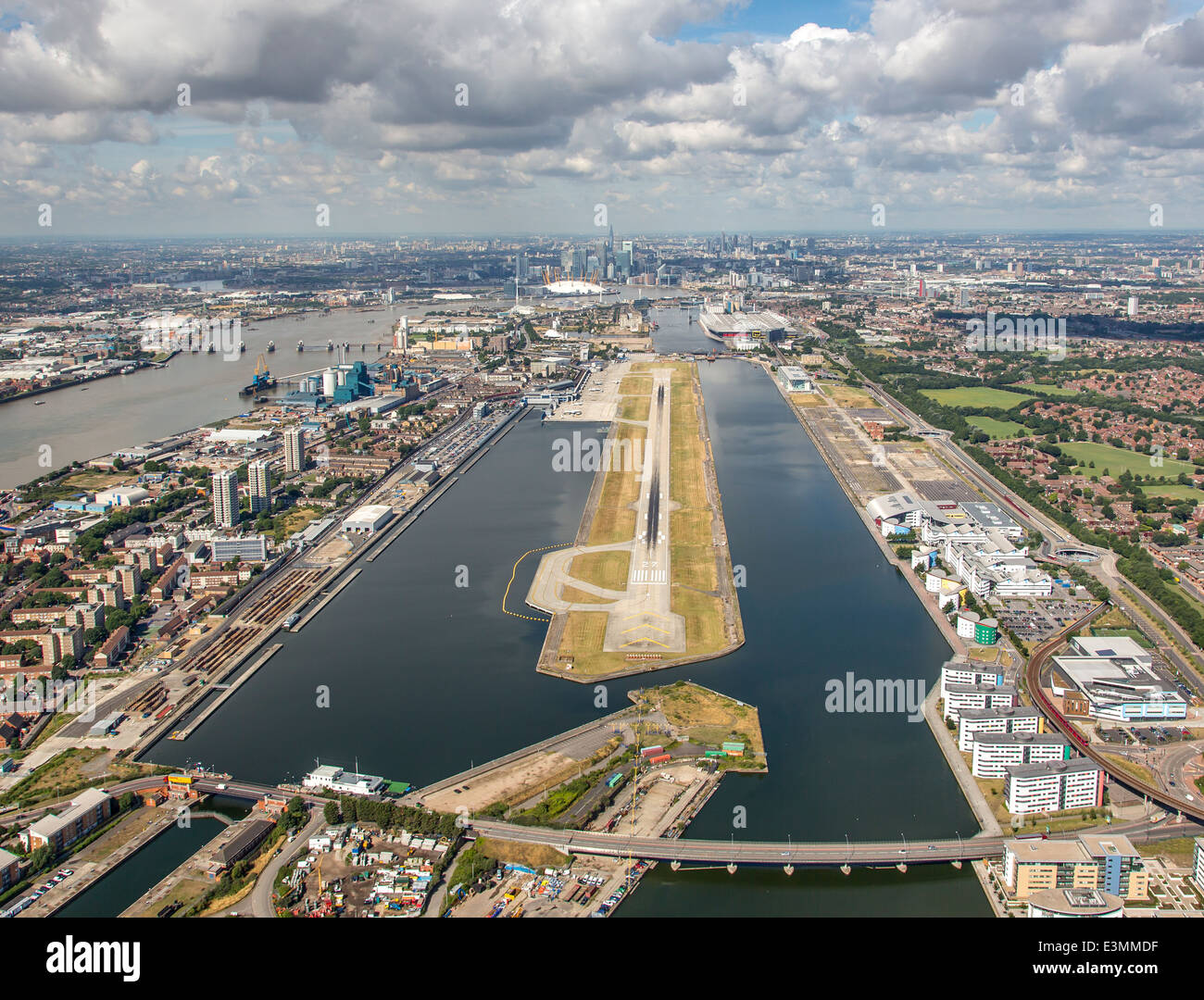 L'aeroporto della città di Londra Foto Stock