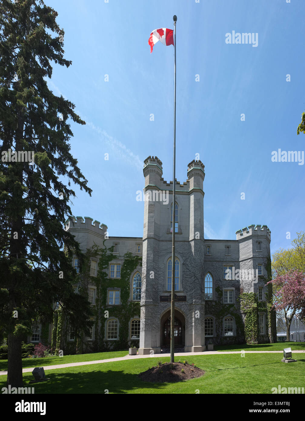 Middlesex County Court House di Londra, Ontario che è un sito storico nazionale del Canada. Foto Stock