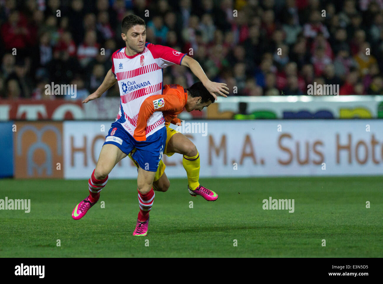 LA LIGA MATCH TRA GRANADA CF 1-2 FC Barcellona. Foto Stock