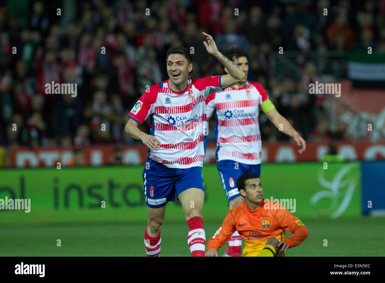 LA LIGA MATCH TRA GRANADA CF 1-2 FC Barcellona. Foto Stock