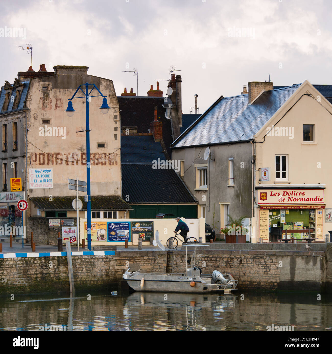 Port-en-Bessin, Normandia, Francia Foto Stock