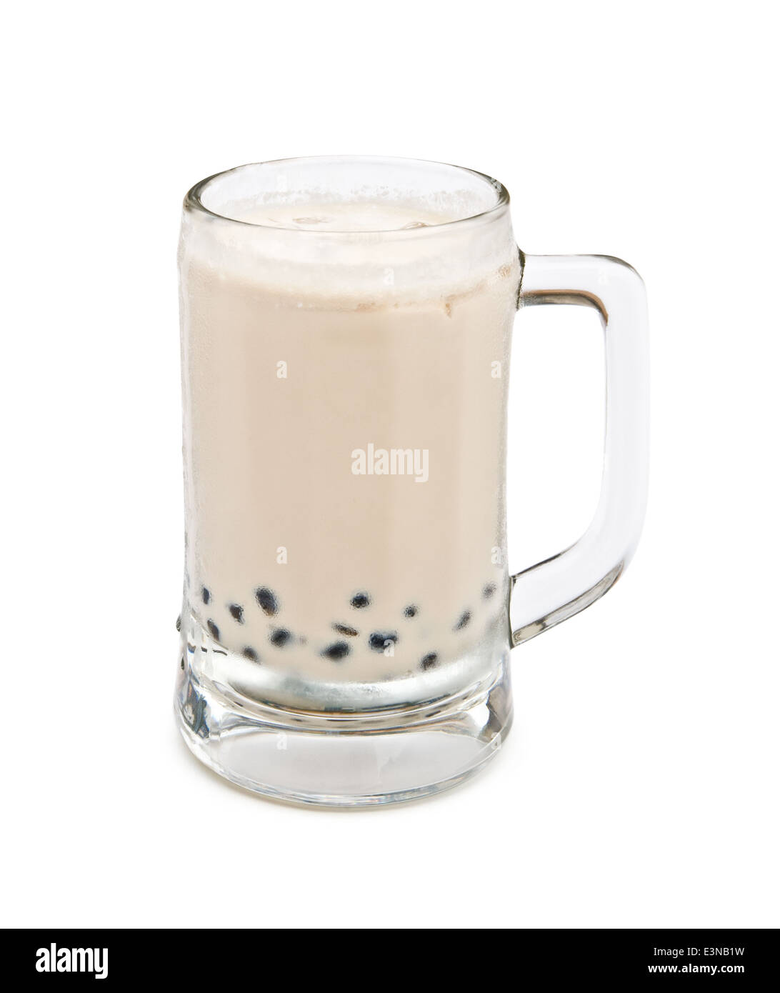 Tazza di latte perla tè con un tracciato di ritaglio Foto Stock