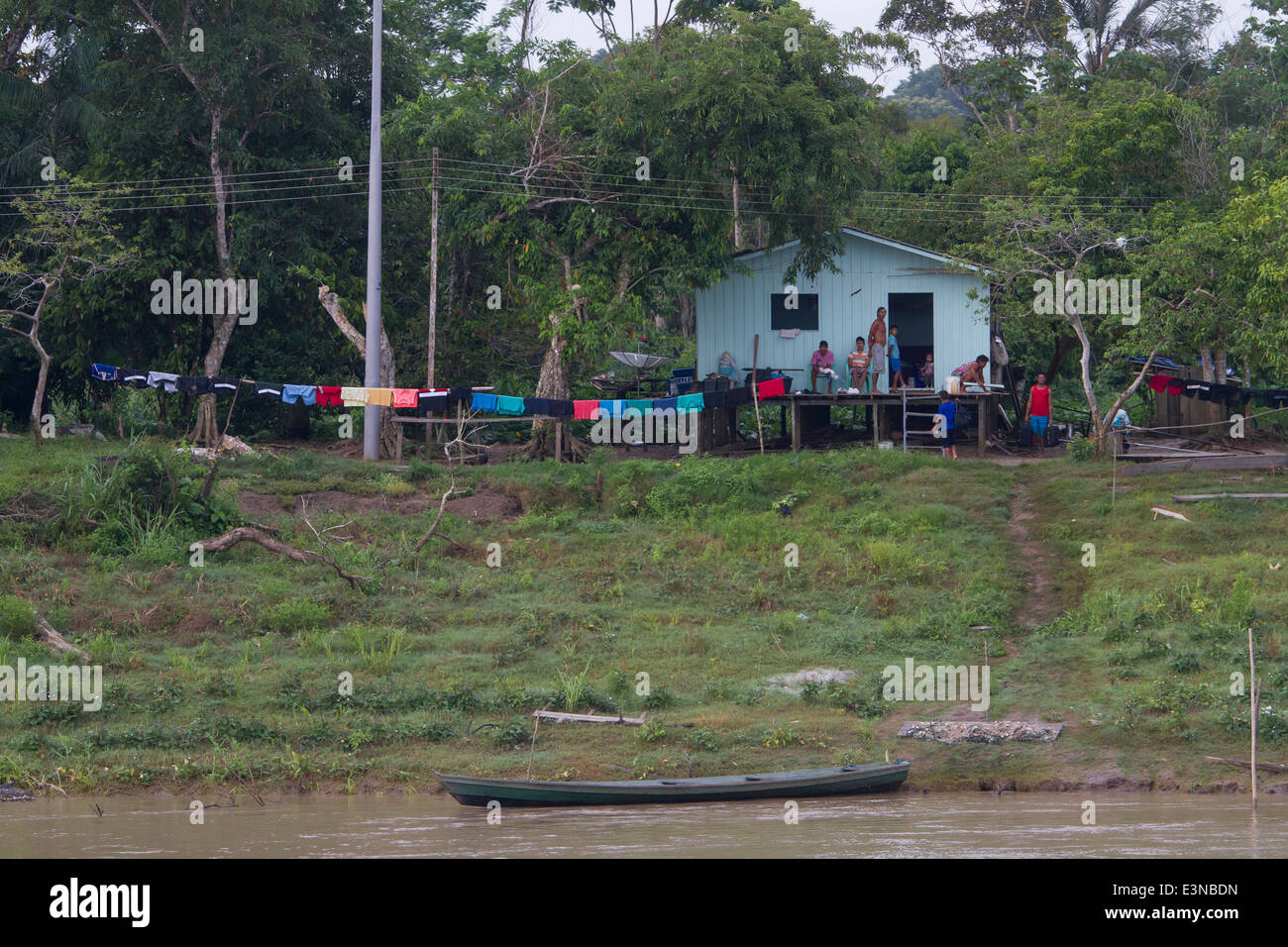 Giorno di bucato Foto Stock