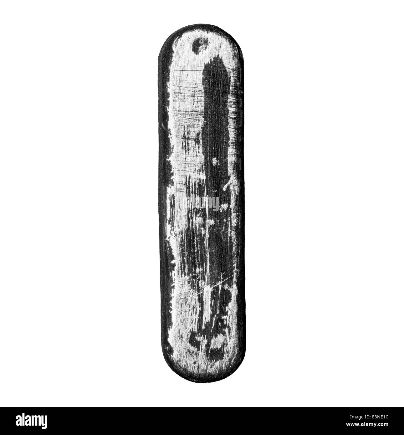 Lega di metallo lettere dell'alfabeto Foto Stock