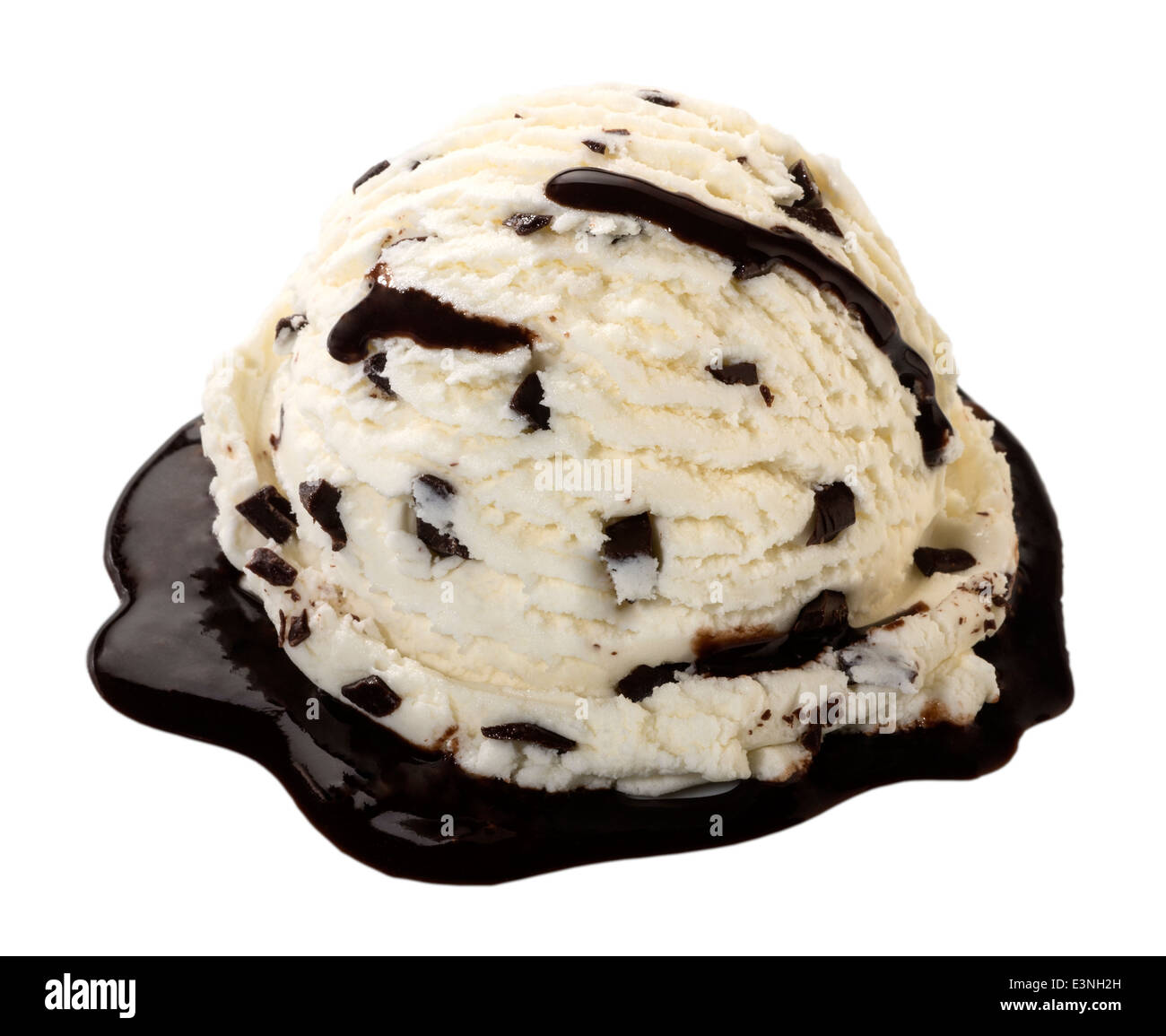 Stracciatella gelato(+percorso di clipping) Foto Stock