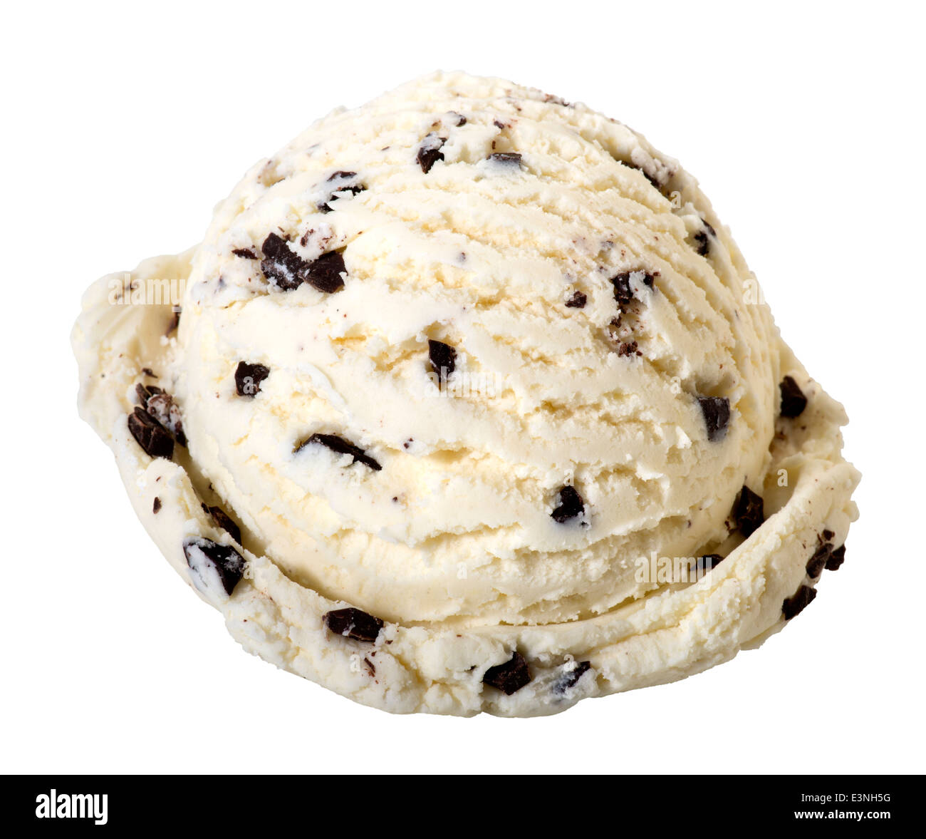 Stracciatella gelato(+percorso di clipping) Foto Stock