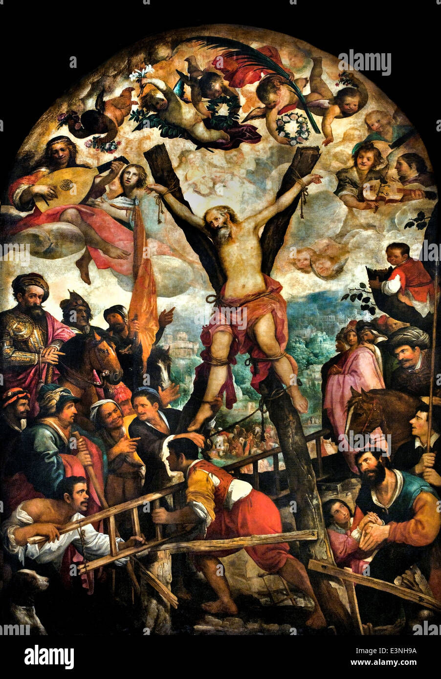 Il Martirio di Sant Andrea 1610 Roelas, Giovanni 1558 - 1625 Spagna - Spagnolo Foto Stock