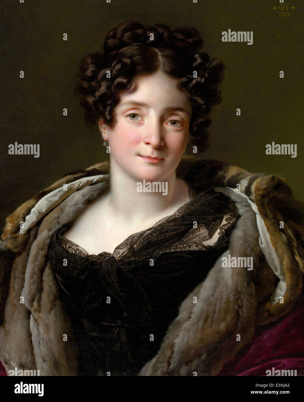 Anne Louis Girodet-Trioson - Madame Jacques-Louis-Étienne Reizet - 1823 Foto Stock