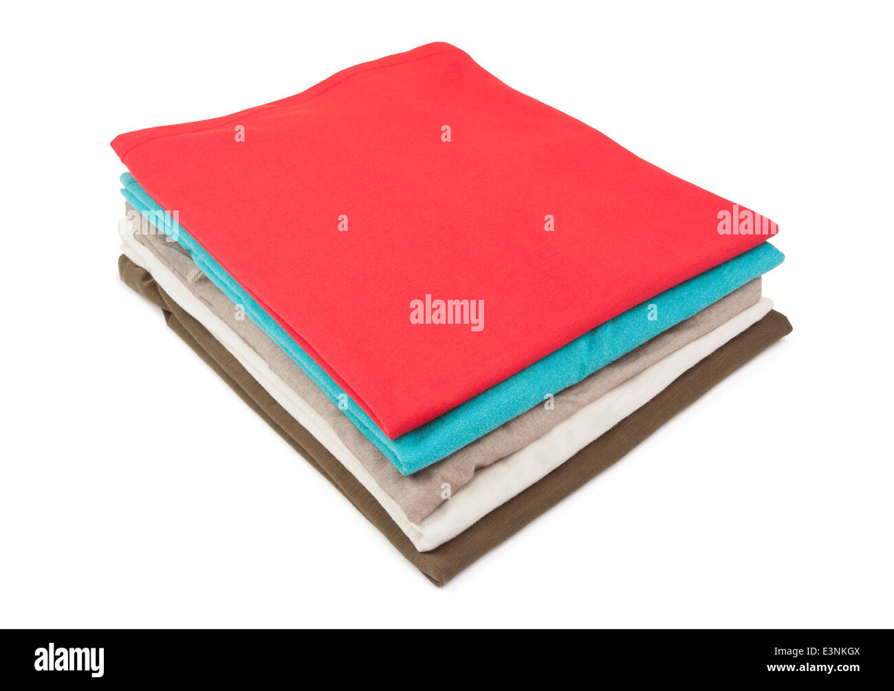 Abbigliamento pila isolato Foto Stock