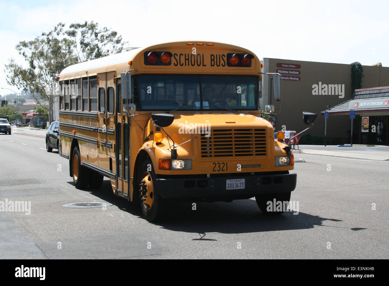 Schoolbus americano Foto Stock