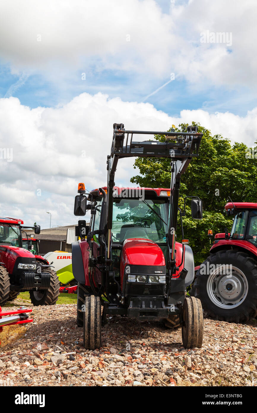 Trattore Case trattori 105a l'agricoltura industriale la nuova agricoltura Foto Stock