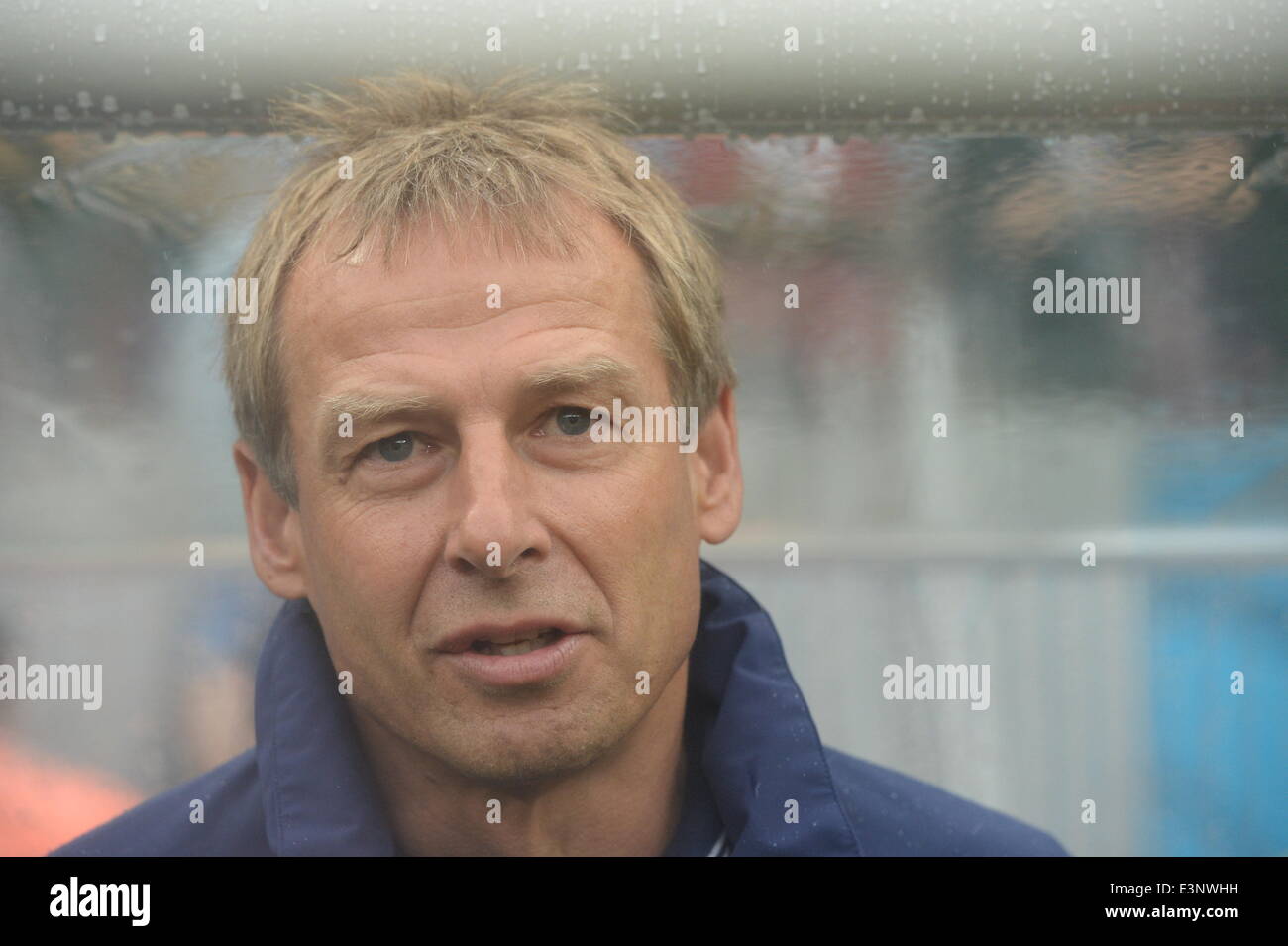 Recife, Brasile. Il 26 giugno, 2014. Noi coach Juergen Klinsmann durante la Coppa del Mondo FIFA Gruppo G turno preliminare match tra gli Stati Uniti e la Germania a Arena Pernambuco Recife, Brasile, 26 giugno 2014. Foto: Marcus Brandt/dpa/Alamy Live News Foto Stock