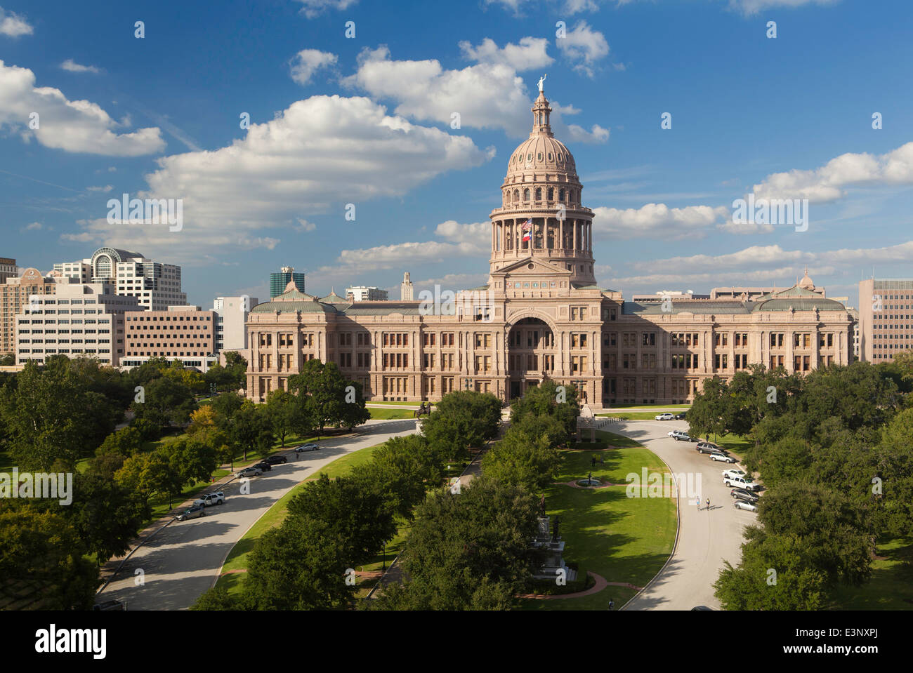 La capitale dello stato edificio, Austin, Texas, Stati Uniti d'America Foto Stock