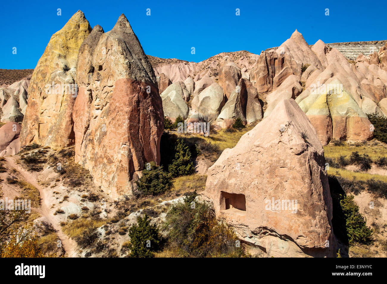 Le formazioni rocciose nella Red Valley Foto Stock