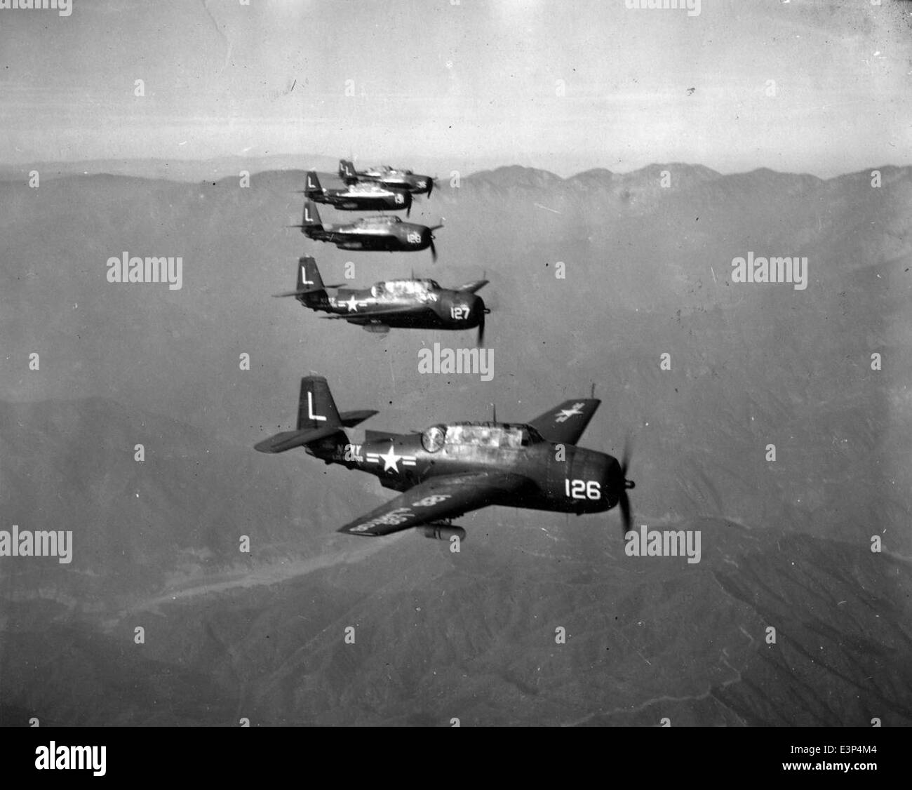 AL61A-208 Grumman TBM-3E NAS Los Alamitos Foto Stock