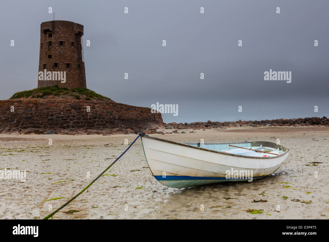 Le Hocq Tower Jersey Foto Stock