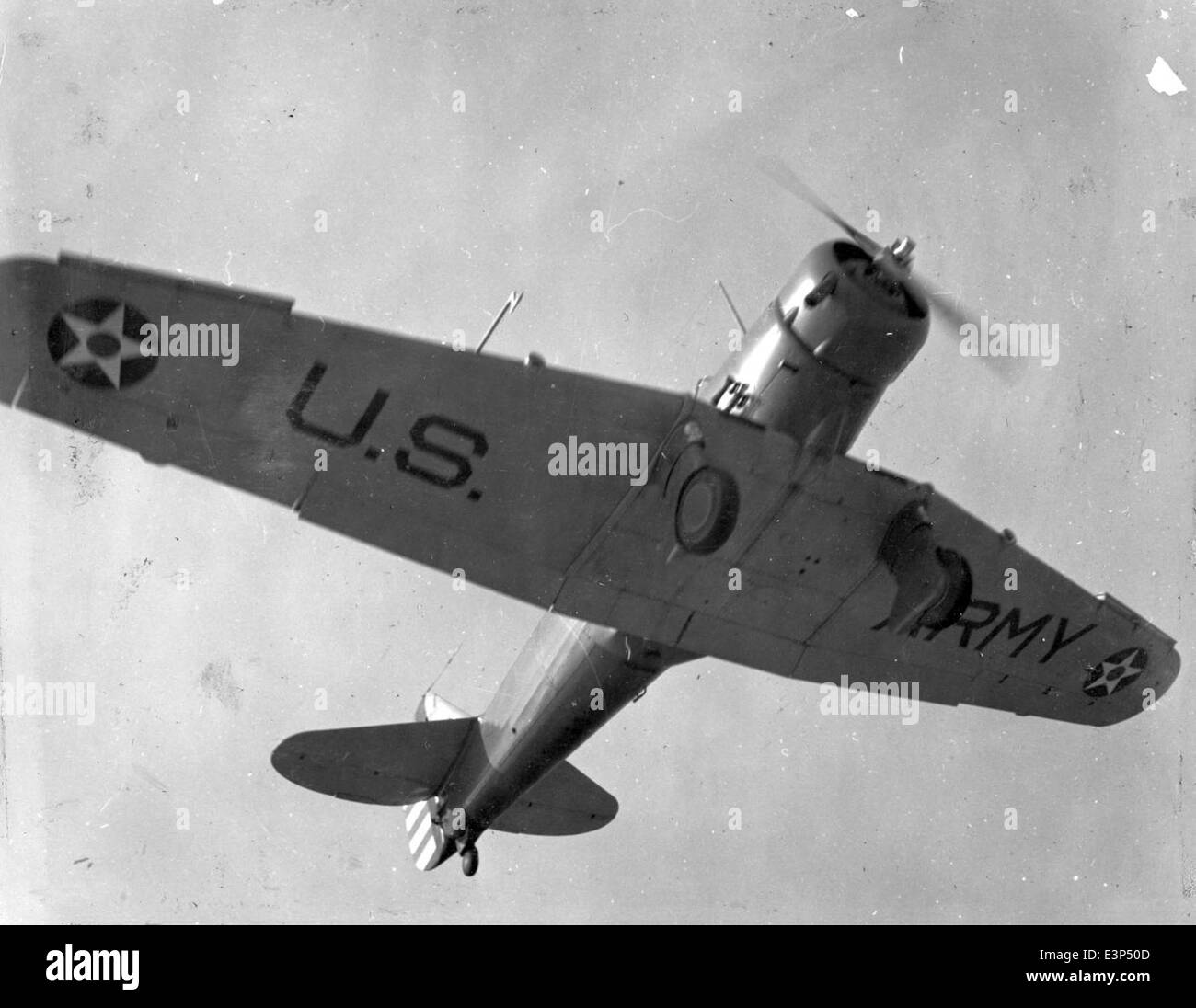 Questa immagine mostra un North American BT-9, un aereo da addestramento di base utilizzato dall'United States Army Air Corps negli anni '1930 e '1940 Il BT-9 giocò un ruolo chiave nell'addestramento dei piloti durante la seconda guerra mondiale e il preludio ad esso. Foto Stock