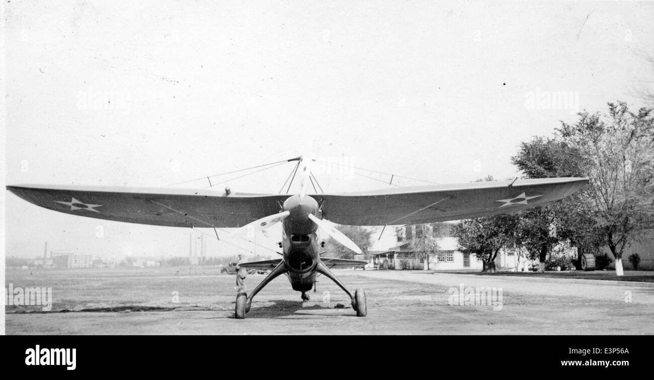 L'AL61A-035 è un Douglas o-43A, un aereo da ricognizione utilizzato dalle US Army Air Forces durante gli anni '1930 e l'inizio degli anni '1940 L'o-43A è stato progettato per l'osservazione, la fotografia e l'avvistamento dell'artiglieria durante il suo servizio. Foto Stock