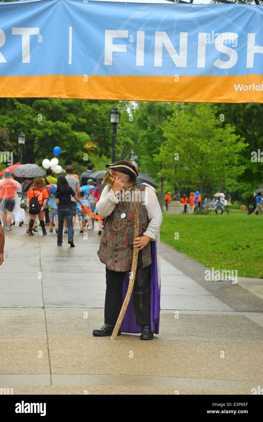 Immagini dal mondo della carità di partenariato a piedi a Londra, Ontario. Foto Stock