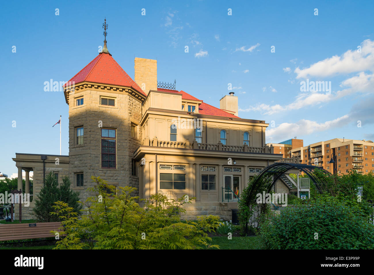 La casa Lougheed, Calgary, Alberta, Canada Foto Stock