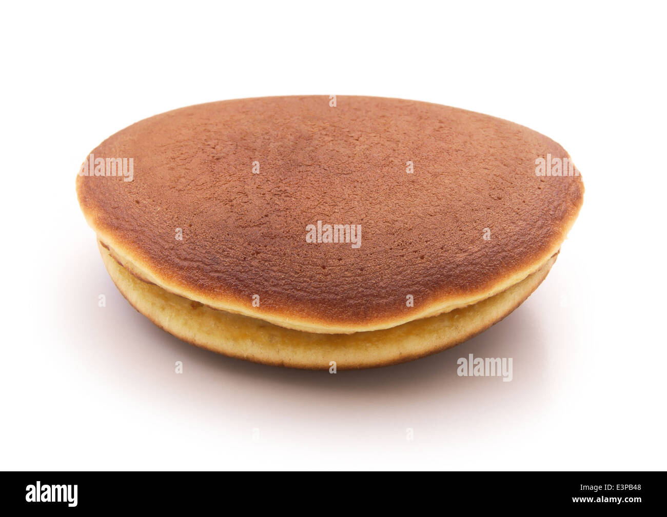 Dorayaki tradizionale giapponese Pancake Dessert,vista laterale Foto Stock