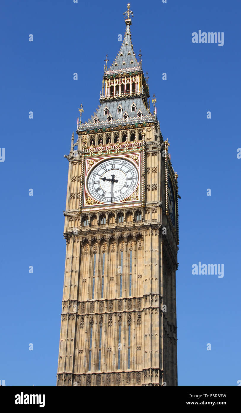 Big Ben Clock Tower a Londra, Regno Unito Foto Stock