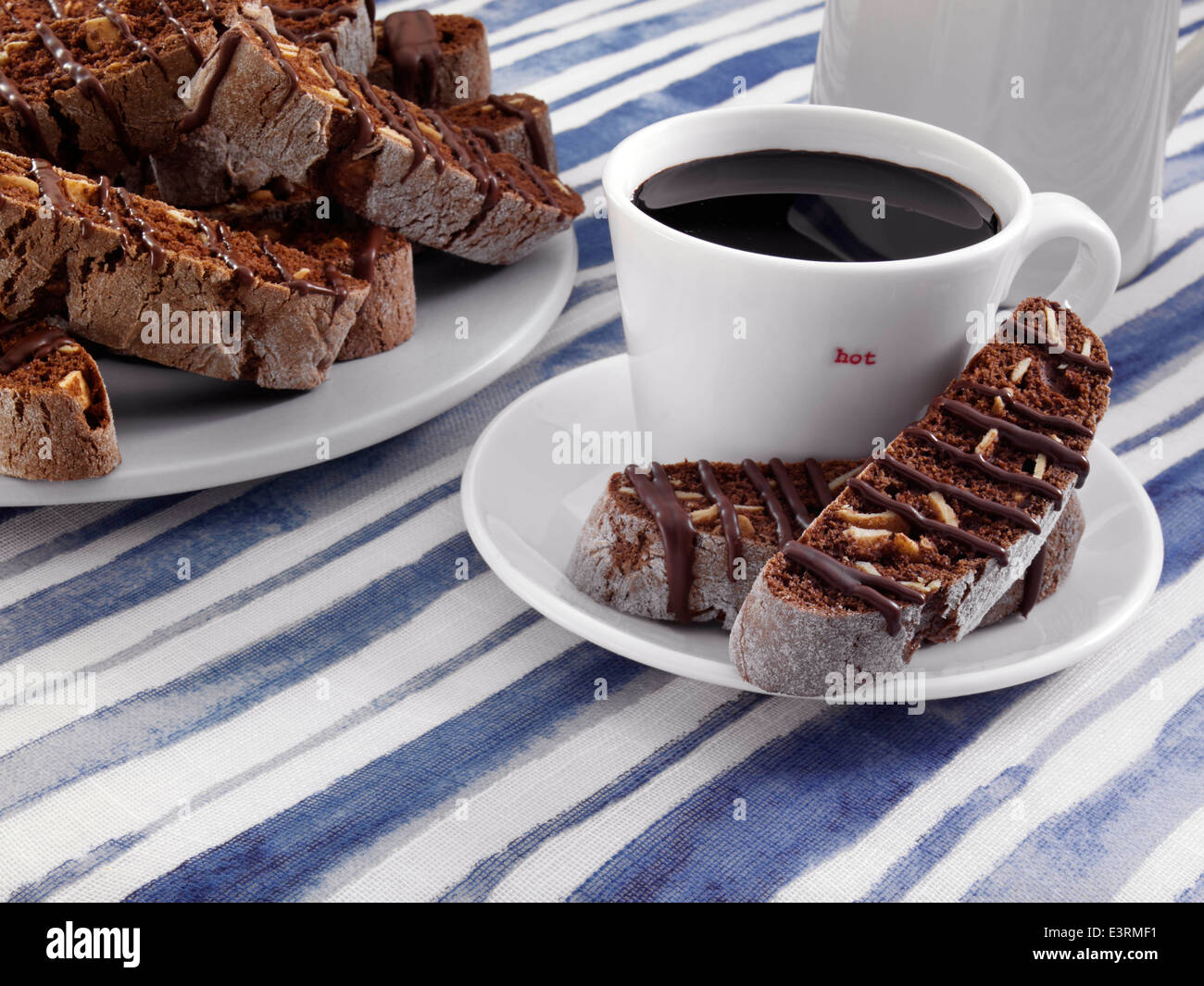 Biscotti di moka Foto Stock