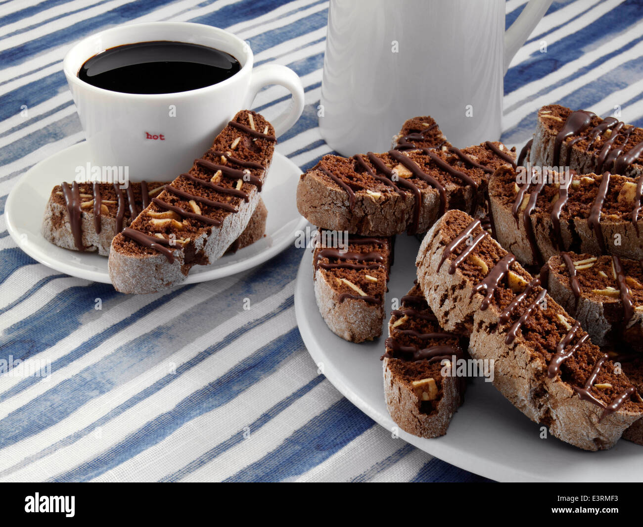 Biscotti di moka Foto Stock