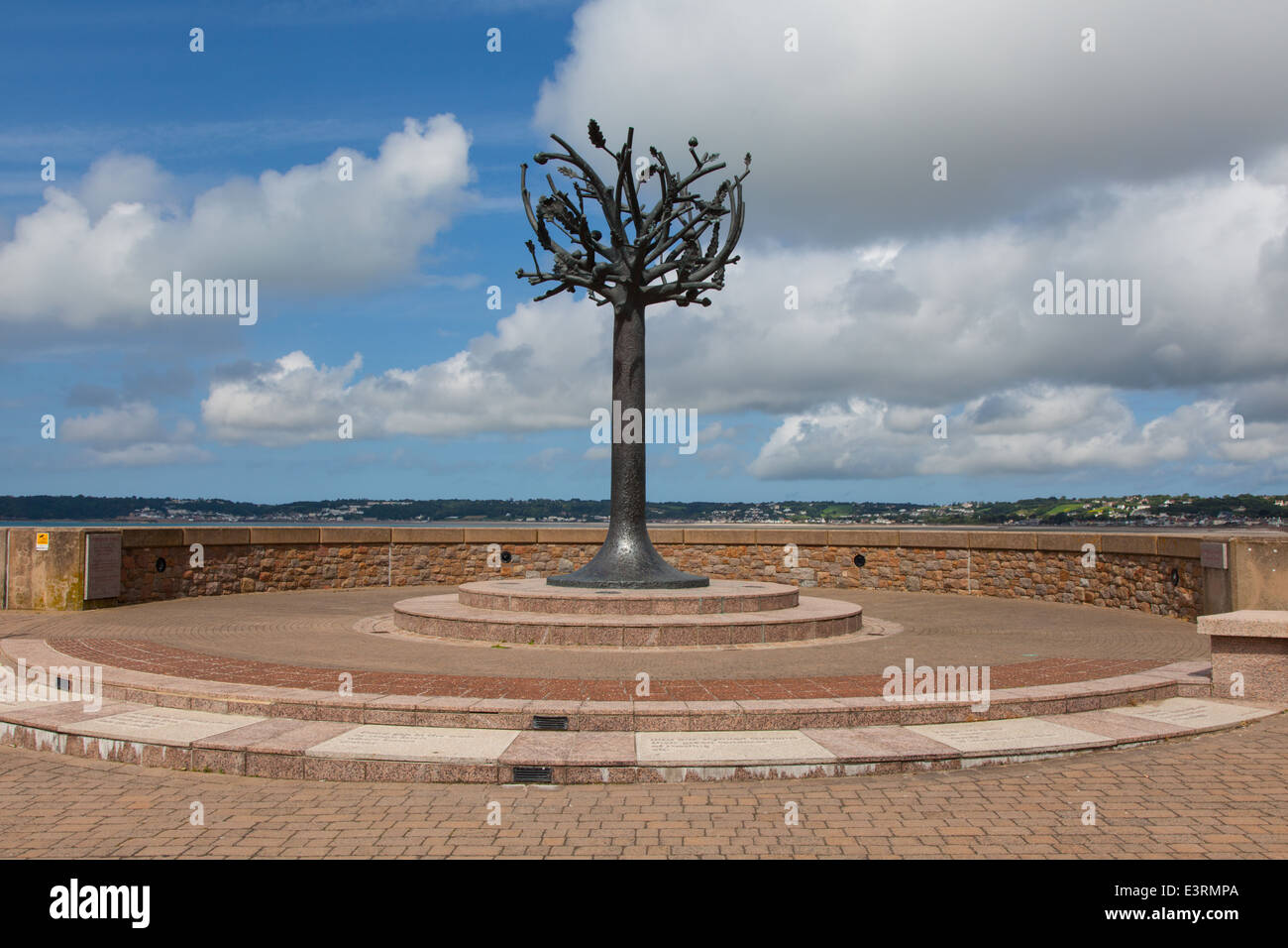 L'albero della libertà in St Helier Foto Stock