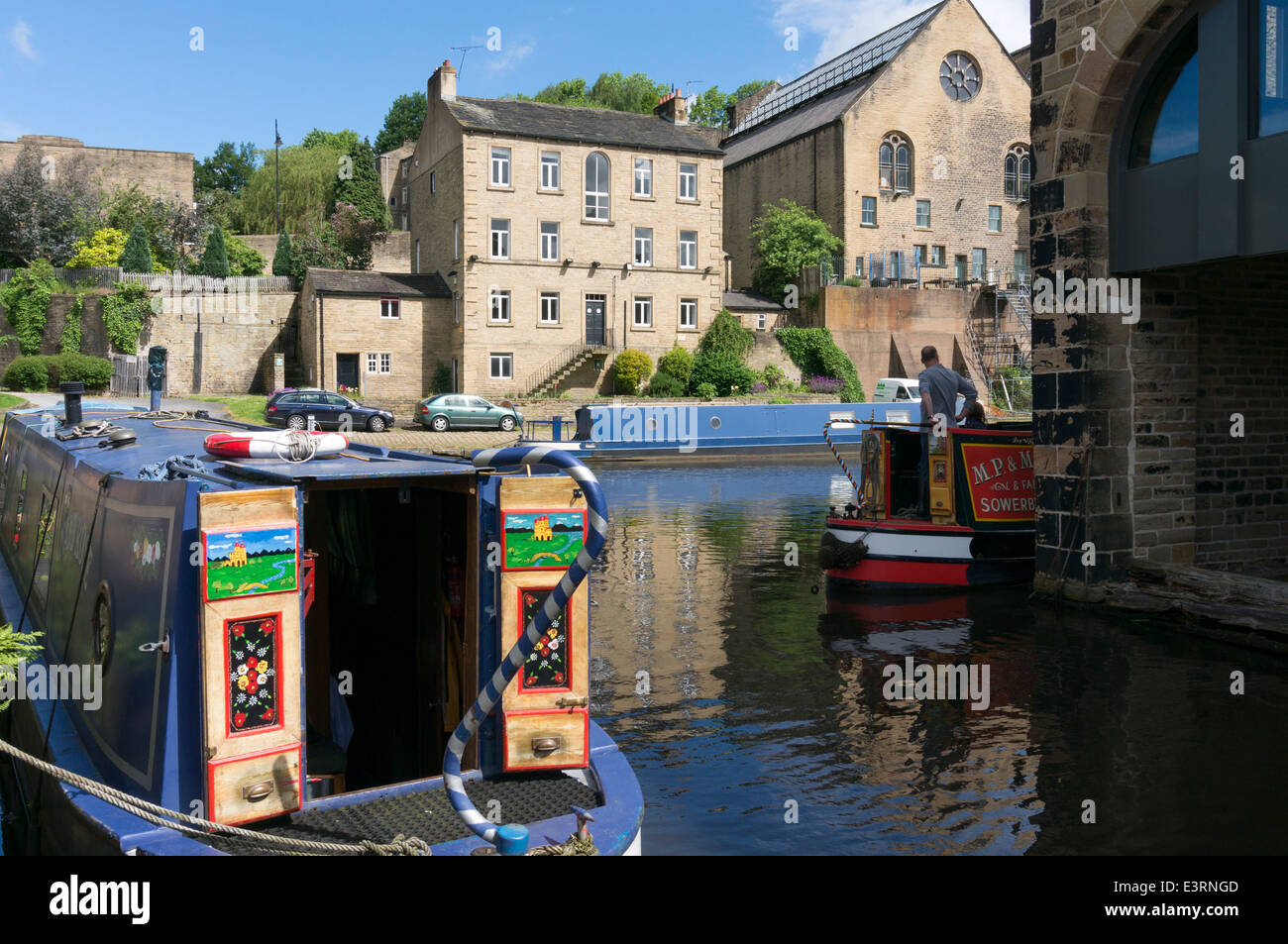 La Wharf, Sowerby Bridge, West Yorkshire Foto Stock