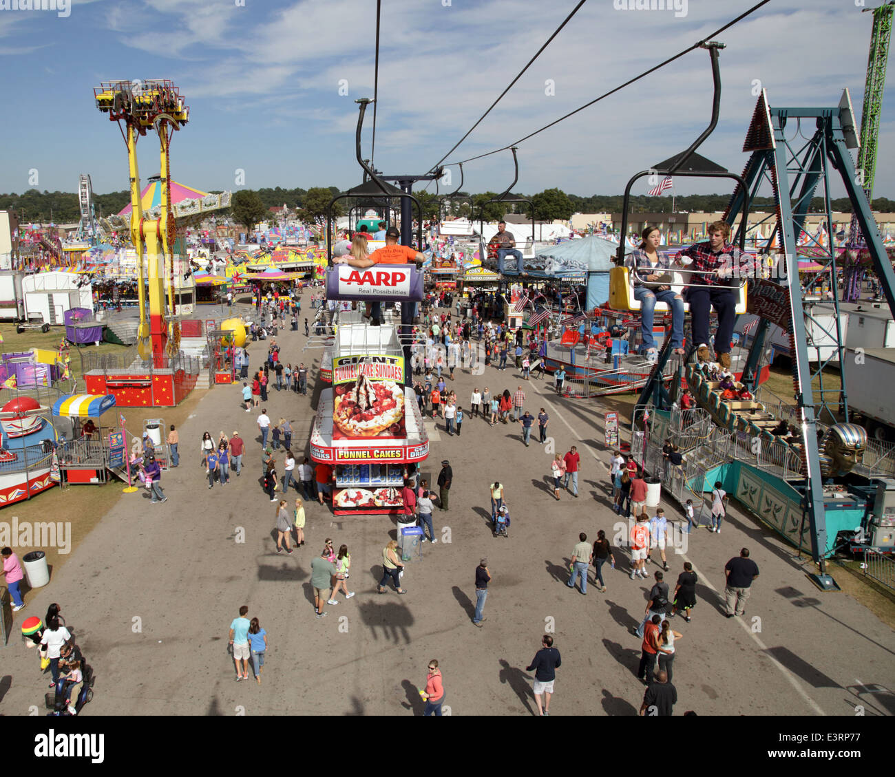 Il South Carolina State Fair celebrando 144anno di divertimento in Columbia, SC xx ottobre 2013 , Foto di Catherine Brown Foto Stock