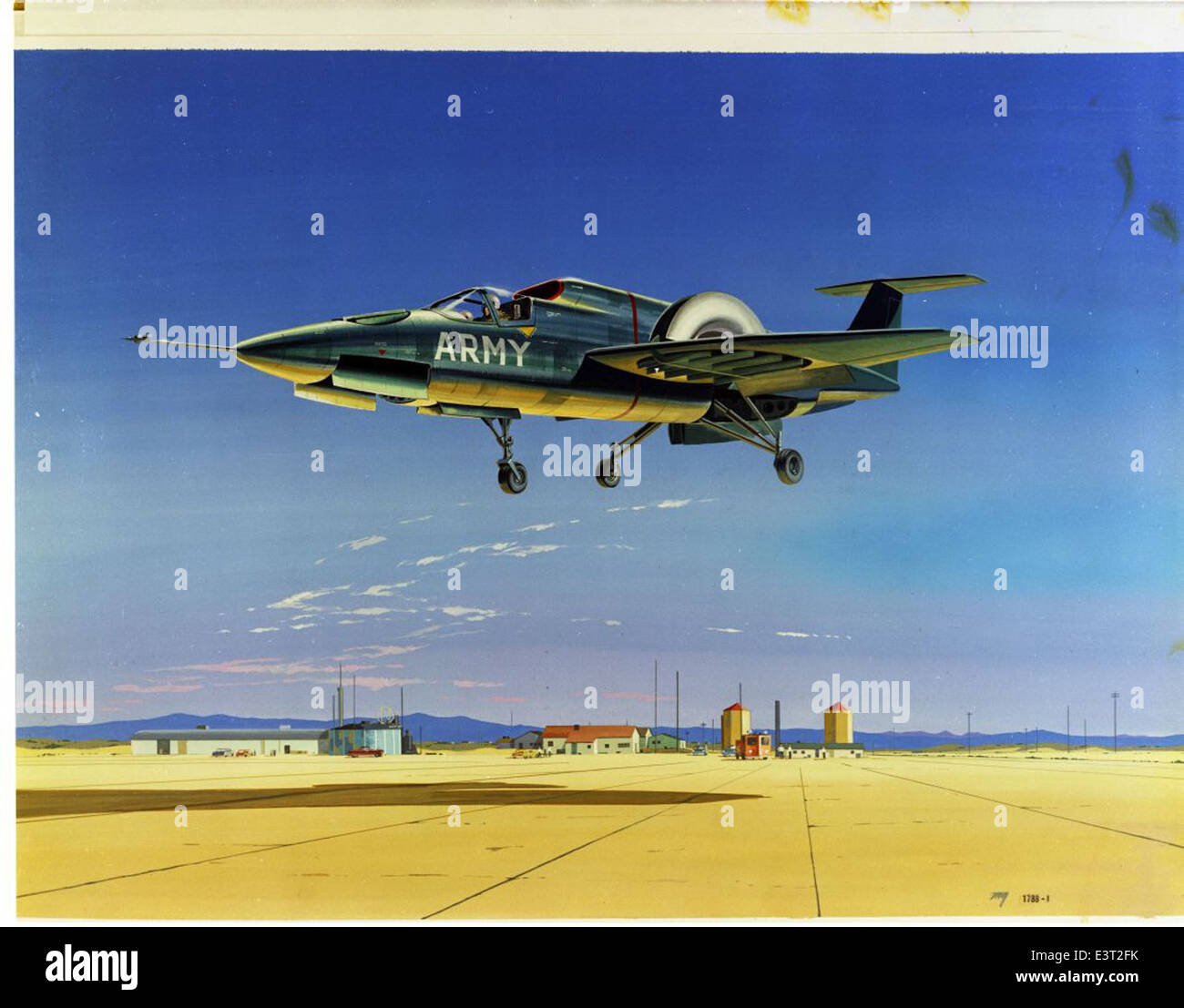 Il Ryan Vertifan, un aereo da decollo e atterraggio verticale (VTOL) sviluppato dalla Ryan Aeronautical, fu testato nel 1962. Questo design innovativo faceva parte della ricerca di nuove capacità di propulsione e prestazioni degli aeromobili. Foto Stock