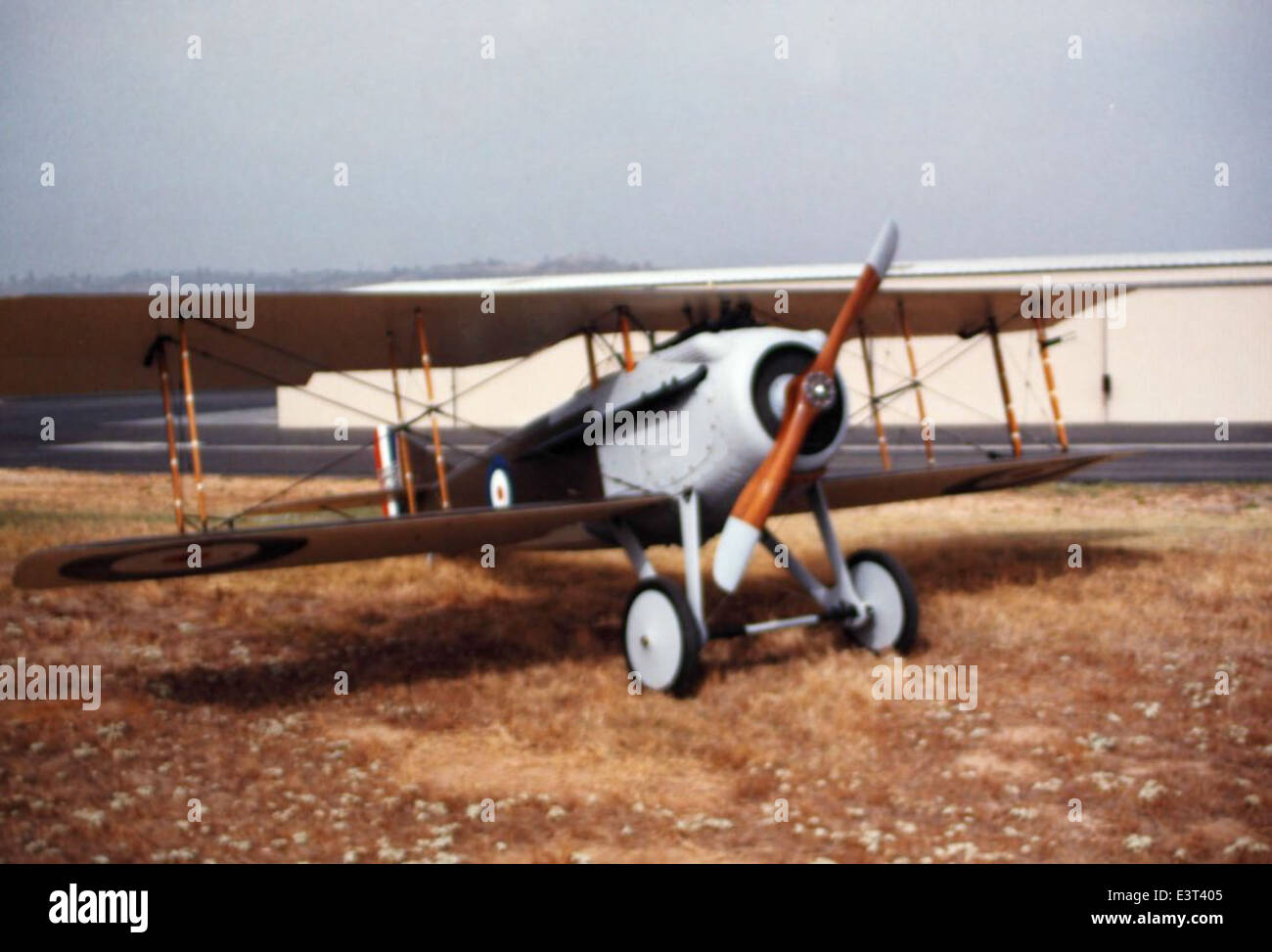 Lo SPAD VII era un aereo da combattimento francese utilizzato durante la prima guerra mondiale. Noto per la sua eccellente velocità e potenza di fuoco, era un aereo chiave per gli Alleati nelle loro operazioni di combattimento aereo. Foto Stock